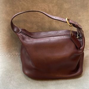 Vintage Coach Legacy mini soho leather hobo bag 4145, mahogany